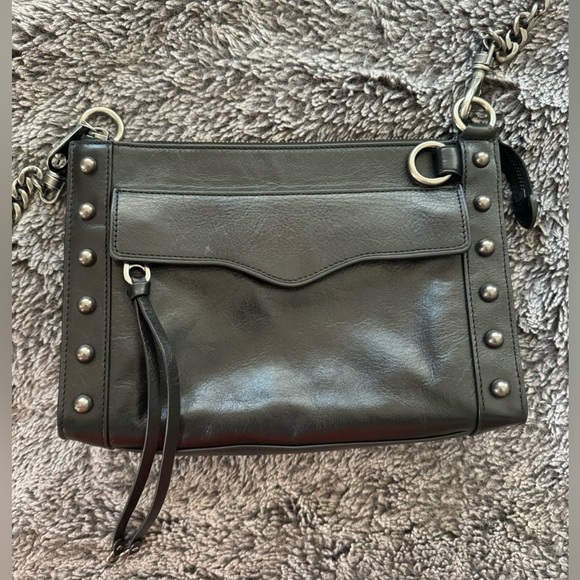 REBECCA MINKOFF MAB Crossbody with Studs Gun Metal Hardware - Picture 9 of 11